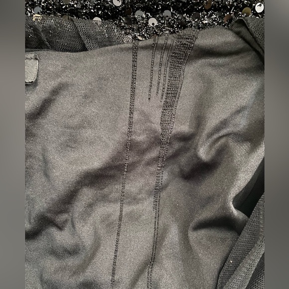 Nurel amir Fashion Sequin black mini Dress Party Long Sleeve size 42 - Picture 15 of 15